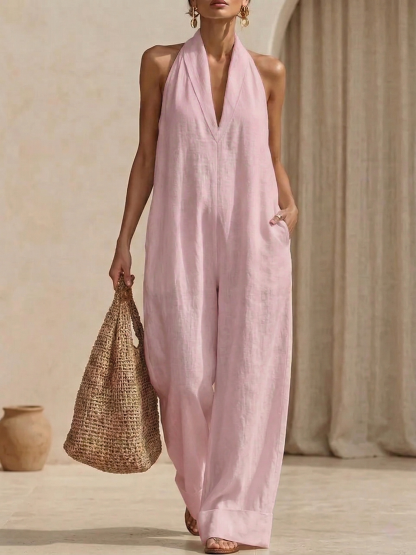 New Arrivals🔥Minimalist And Elegant Cozy Linen Jumpsuit
