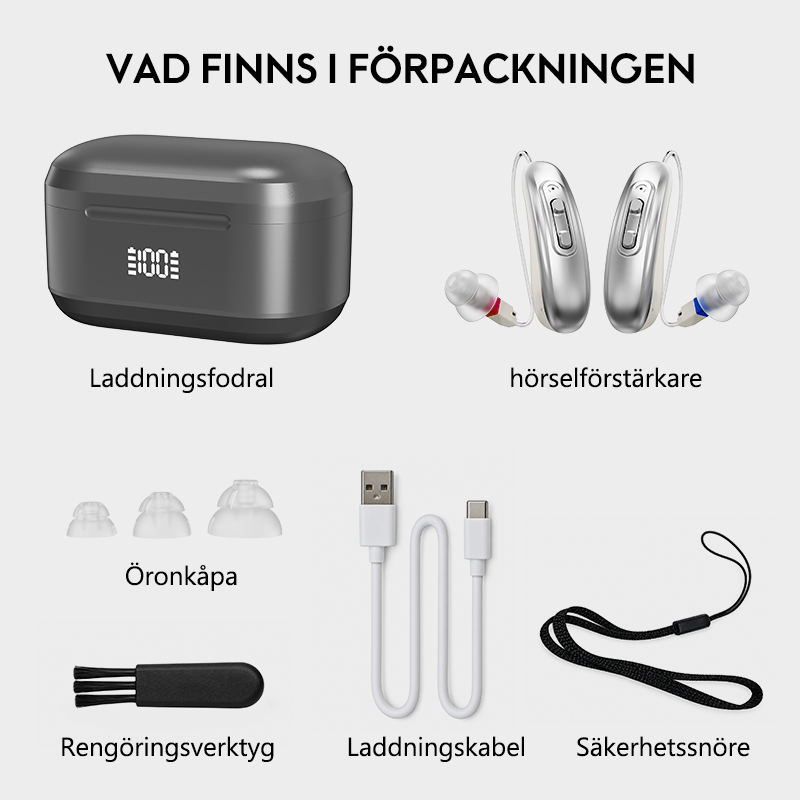 Audelvia RIC Hörselförstärkare