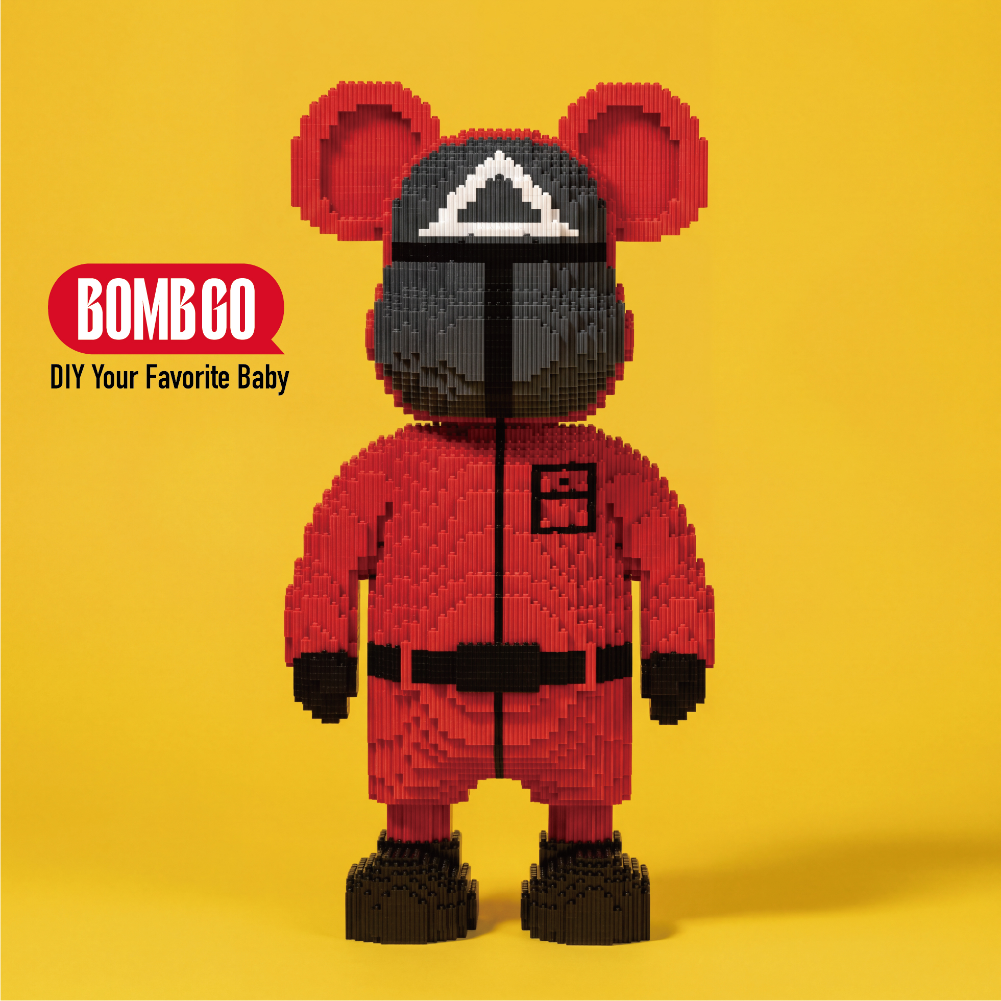 BOMBGO Squid Game Bear Micro Building Blocks Set -BG2009- 16271 PCS 3D Puzzle DIY Toy Collectible Gift