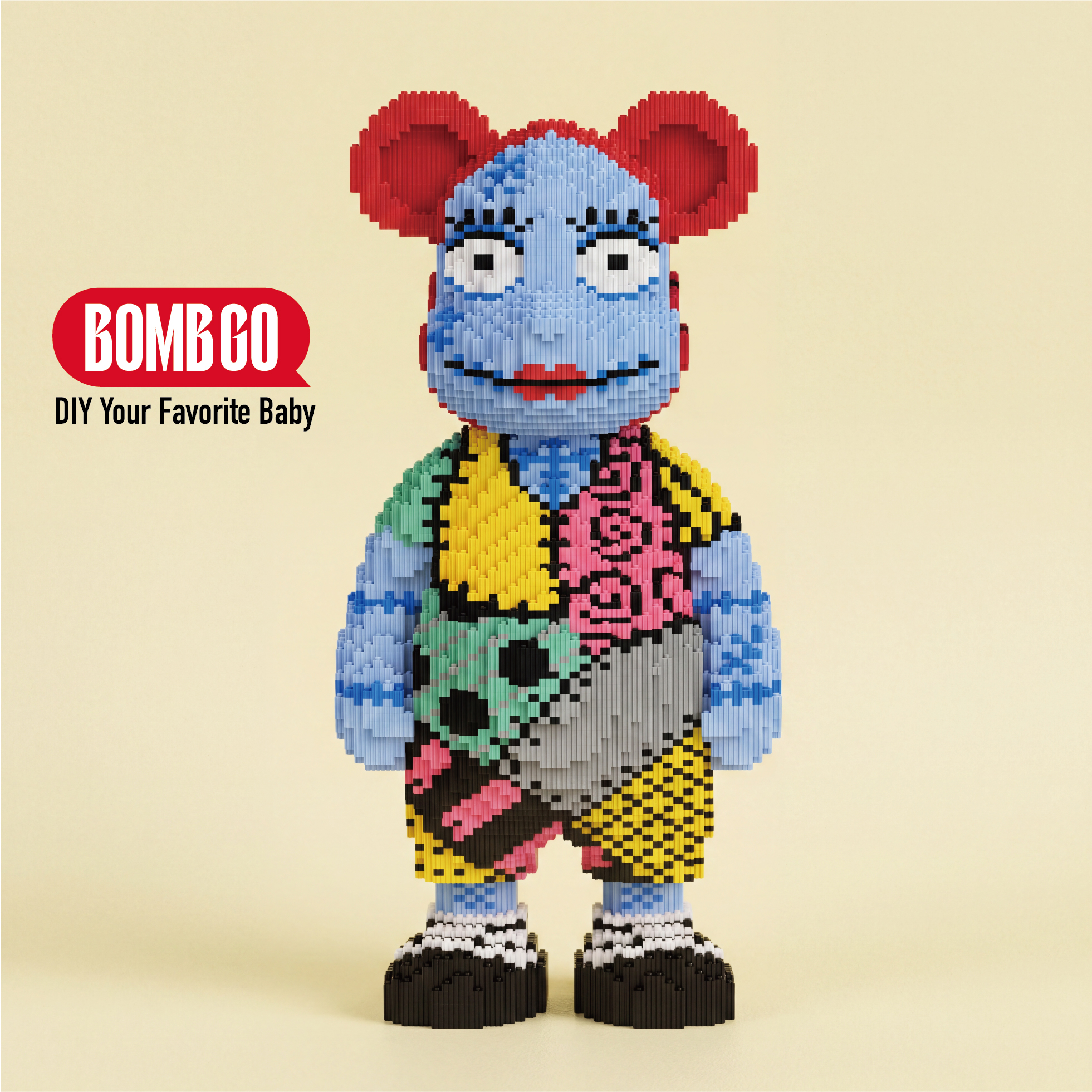BOMBGO Corpse Bride Bear Micro Building Blocks Set -BG2067- 14709 PCS 3D Puzzle DIY Toy Collectible Gift
