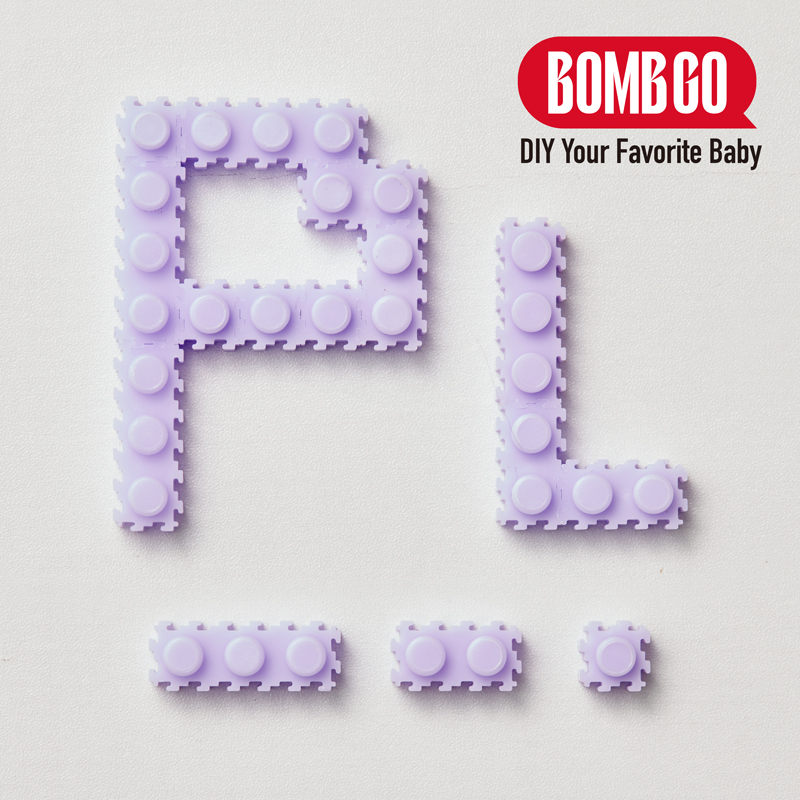 BOMBGO DIY  Interlocking Building Blocks,（ Light Purple ），Loose 1x1, 1x2, 1x3 Mini Brick Pieces,  1000 Pcs for Pixel Art & MOC Construction