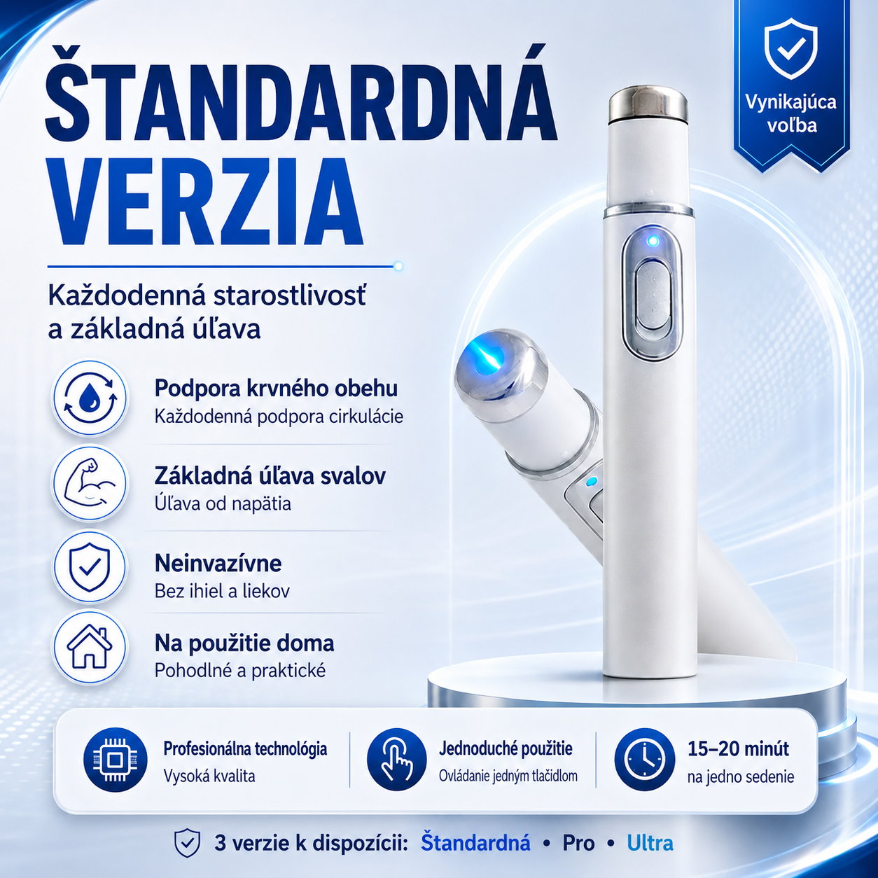 Pokročilá terapia akustickou rázovou vlnou obnovuje zdravie tkanív penisu, zvyšuje pevnosť erekcie, výdrž a sebavedomie mužov a zároveň zmierňuje bolesti svalov, stuhnutosť kĺbov a bolesti šliach.