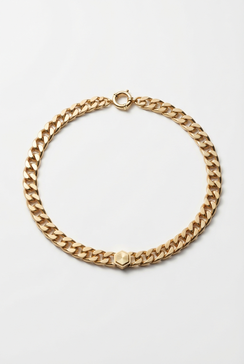 Gold-plated delicate waist chain full product view