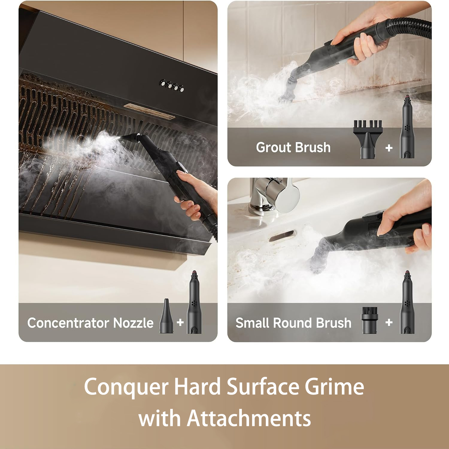 Portable Steam Cleaner — Tackle Tough Stains With Ease.