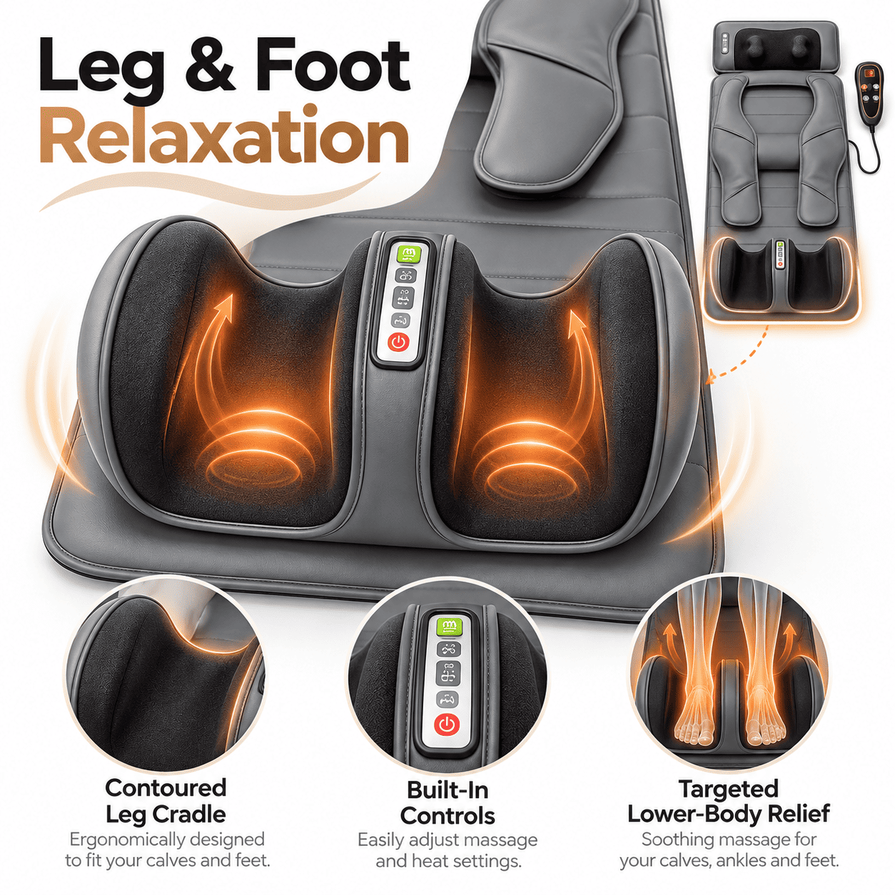 Full-Body Massage Mat — Head-to-Toe Comfort at Home
