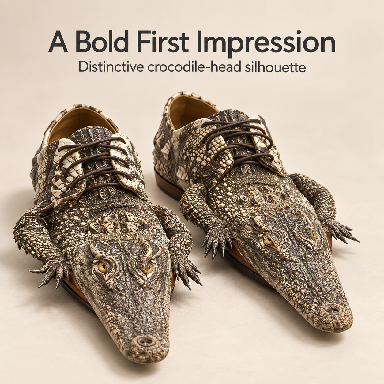 WALK ON THE WILD SIDE Not just shoes. A conversation starter.