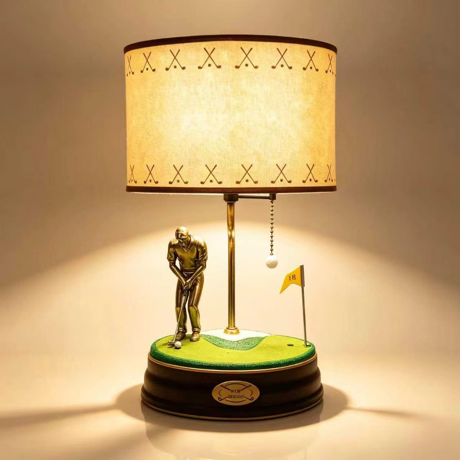 Golf-Themed Table Lamp