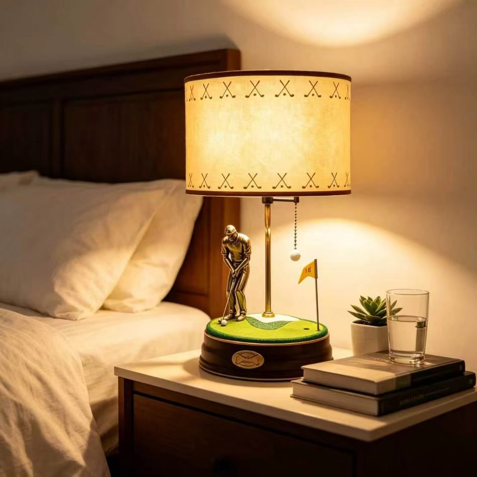 Golf-Themed Table Lamp