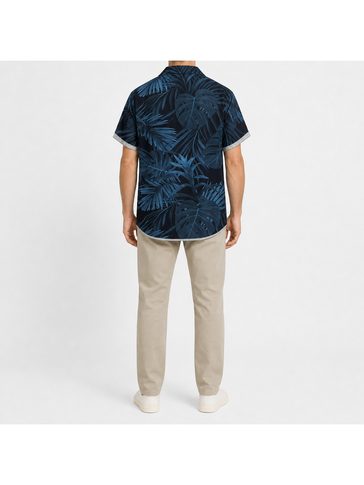⏰Seasonal Clearance Sale🔥Men's Tropical Leaf Relaxed Short-Sleeve Shirt Set