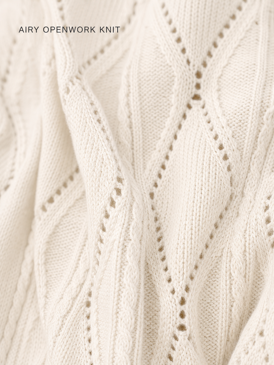 ⏰Seasonal Clearance Sale🔥Women's Longline Openwork Knit Collared Cardigan