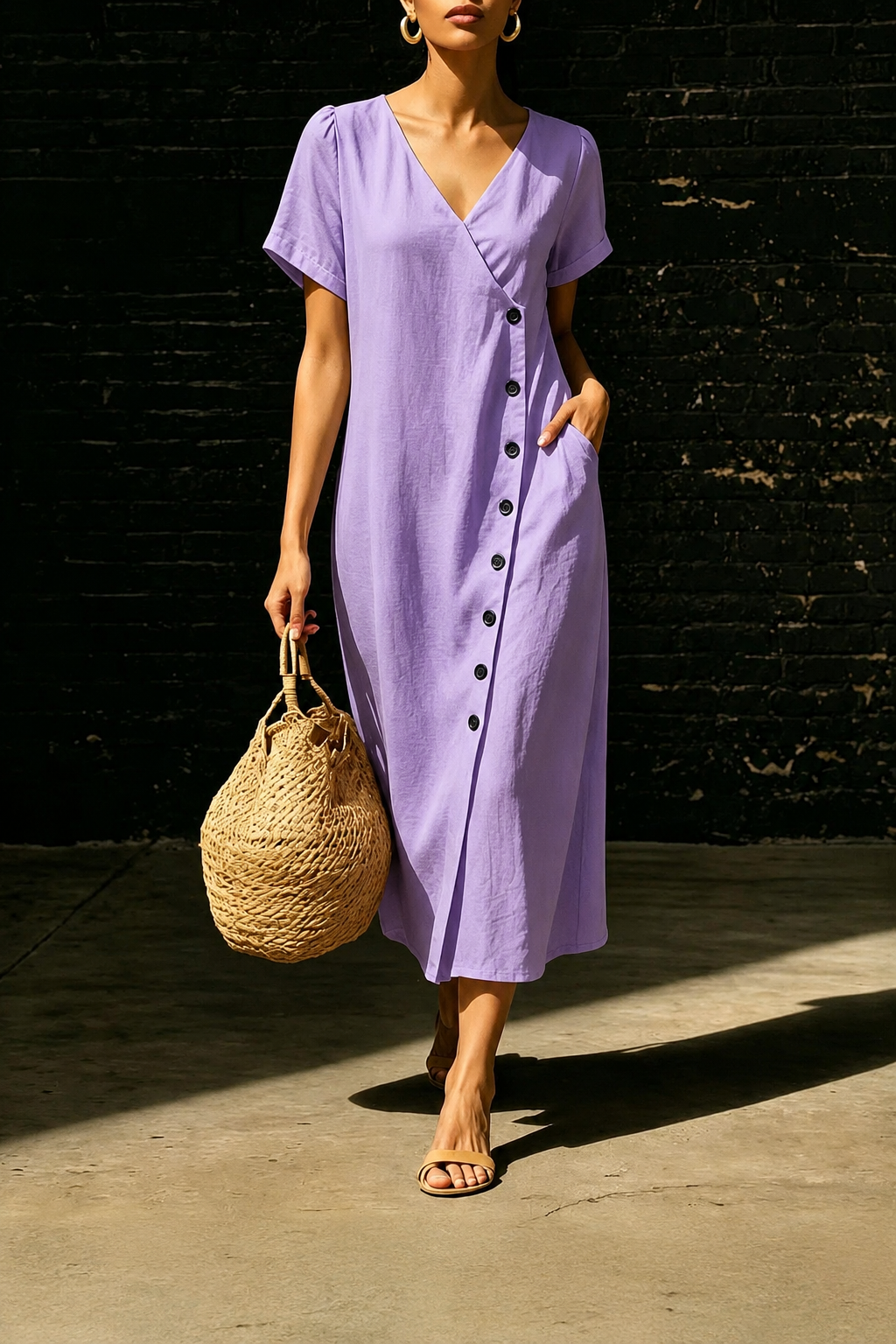 Seasonal Clearance Sale🔥8-PackOnly $34.9 Casual and stylish V-neck dress for beach vacation