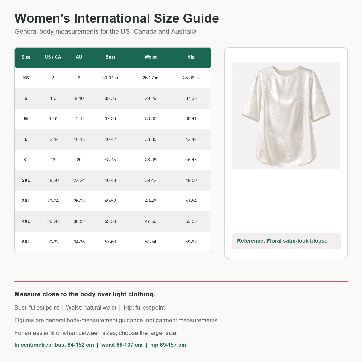 Women's Floral Satin-Look Short-Sleeve Blouse