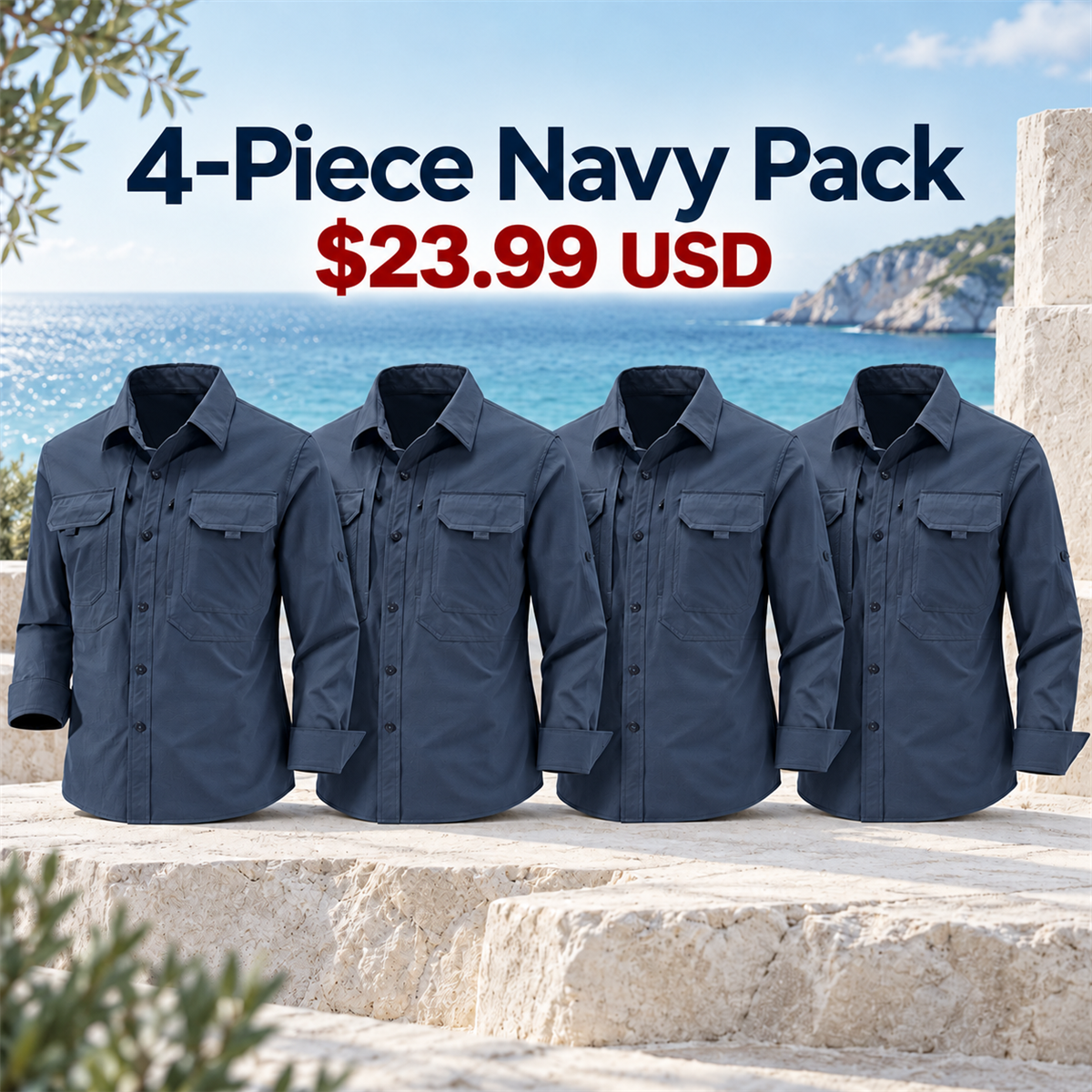 4-Piece Navy Pack | exact multipack selection
