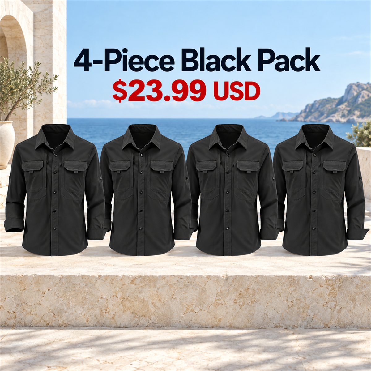 4-Piece Black Pack | exact multipack selection