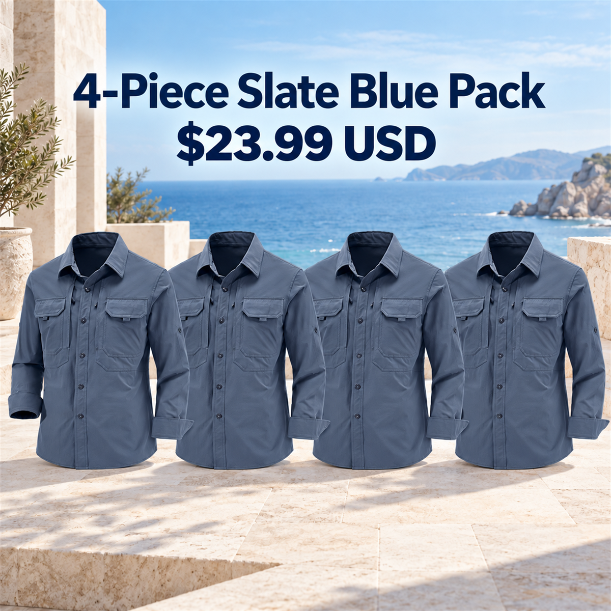 4-Piece Slate Blue Pack | exact multipack selection