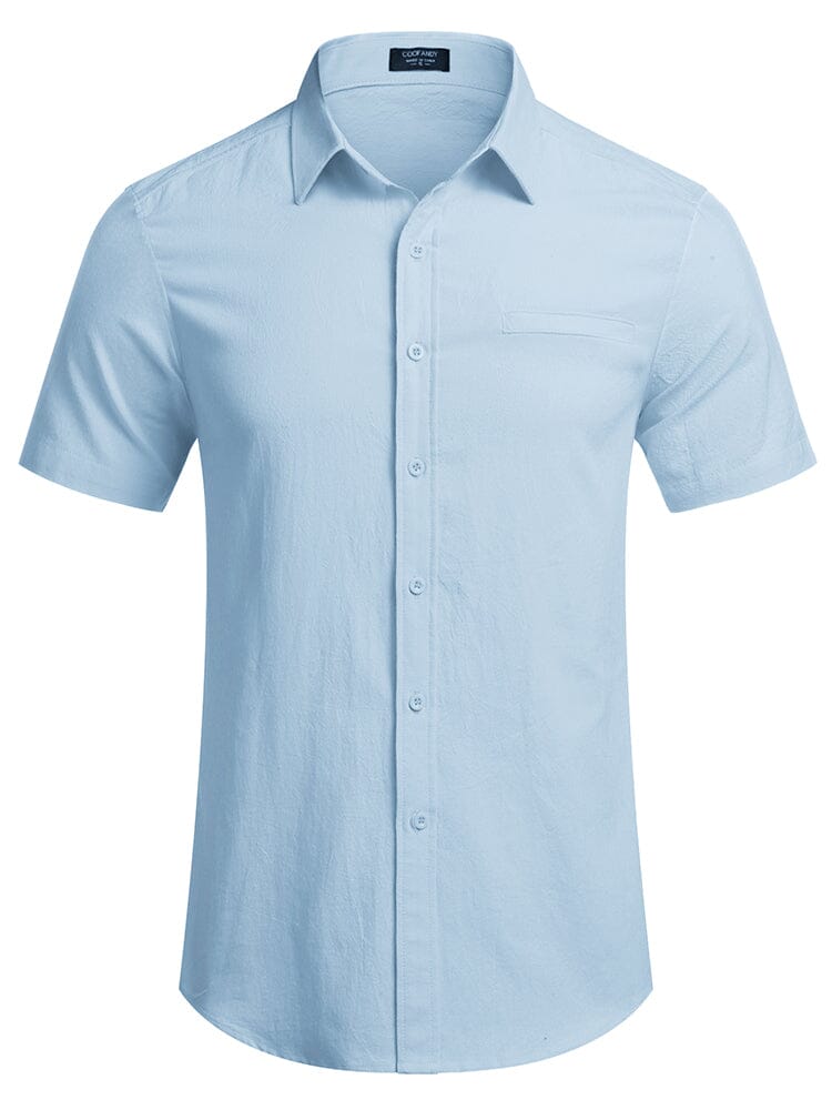 Casual Linen Button Down Shirt