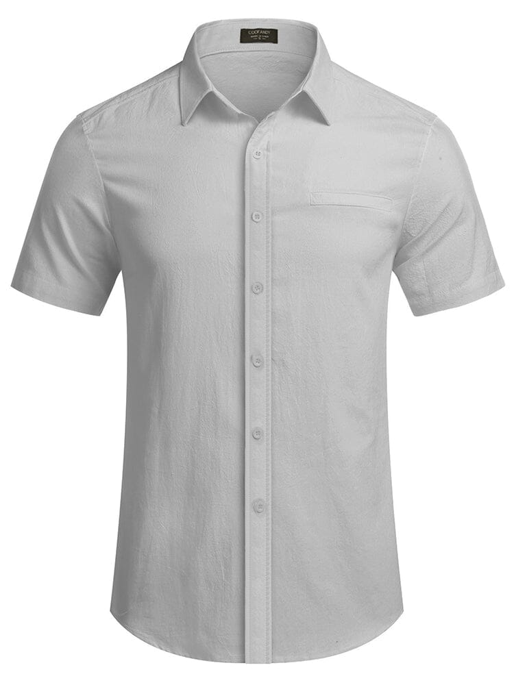 Casual Linen Button Down Shirt