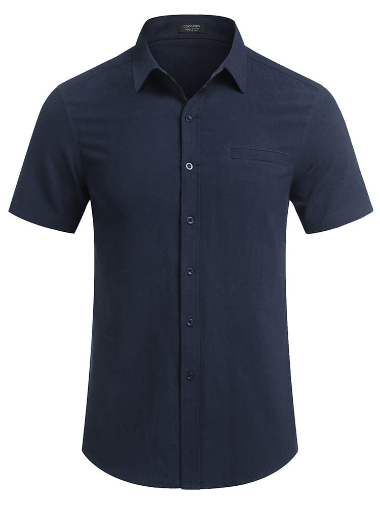 Casual Linen Button Down Shirt