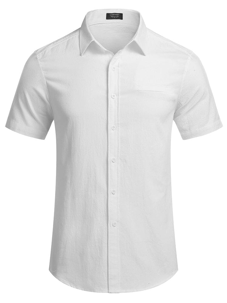 Casual Linen Button Down Shirt