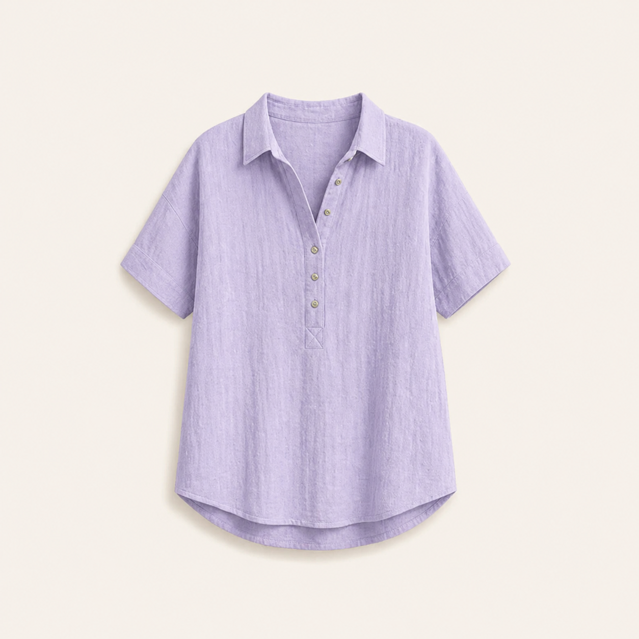 Seasonal Clearance Sale🔥12-PackOnly $32.9    Women’s Short Sleeve Henley Blouse – 12-Pack