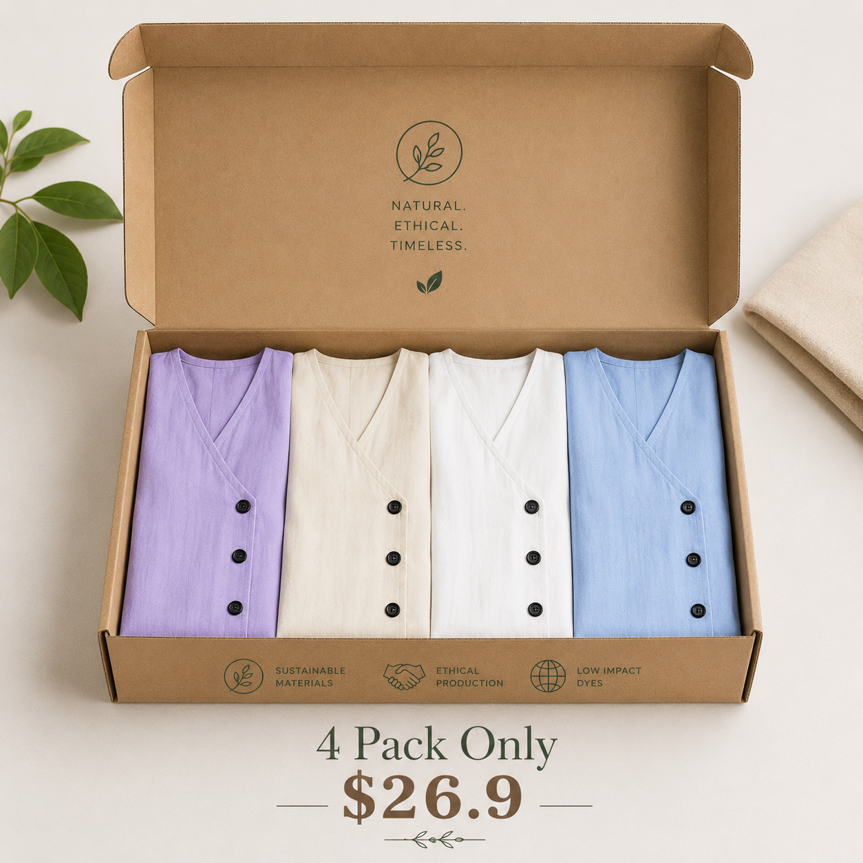 Seasonal Clearance Sale🔥8-PackOnly $34.9 Casual and stylish V-neck dress for beach vacation