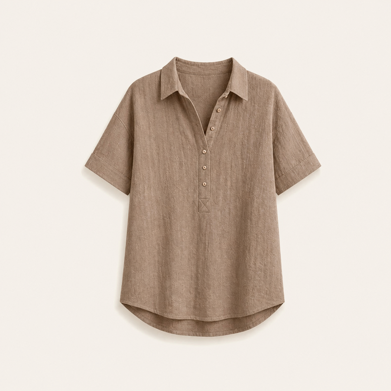 Seasonal Clearance Sale🔥12-PackOnly $32.9    Women’s Short Sleeve Henley Blouse – 12-Pack