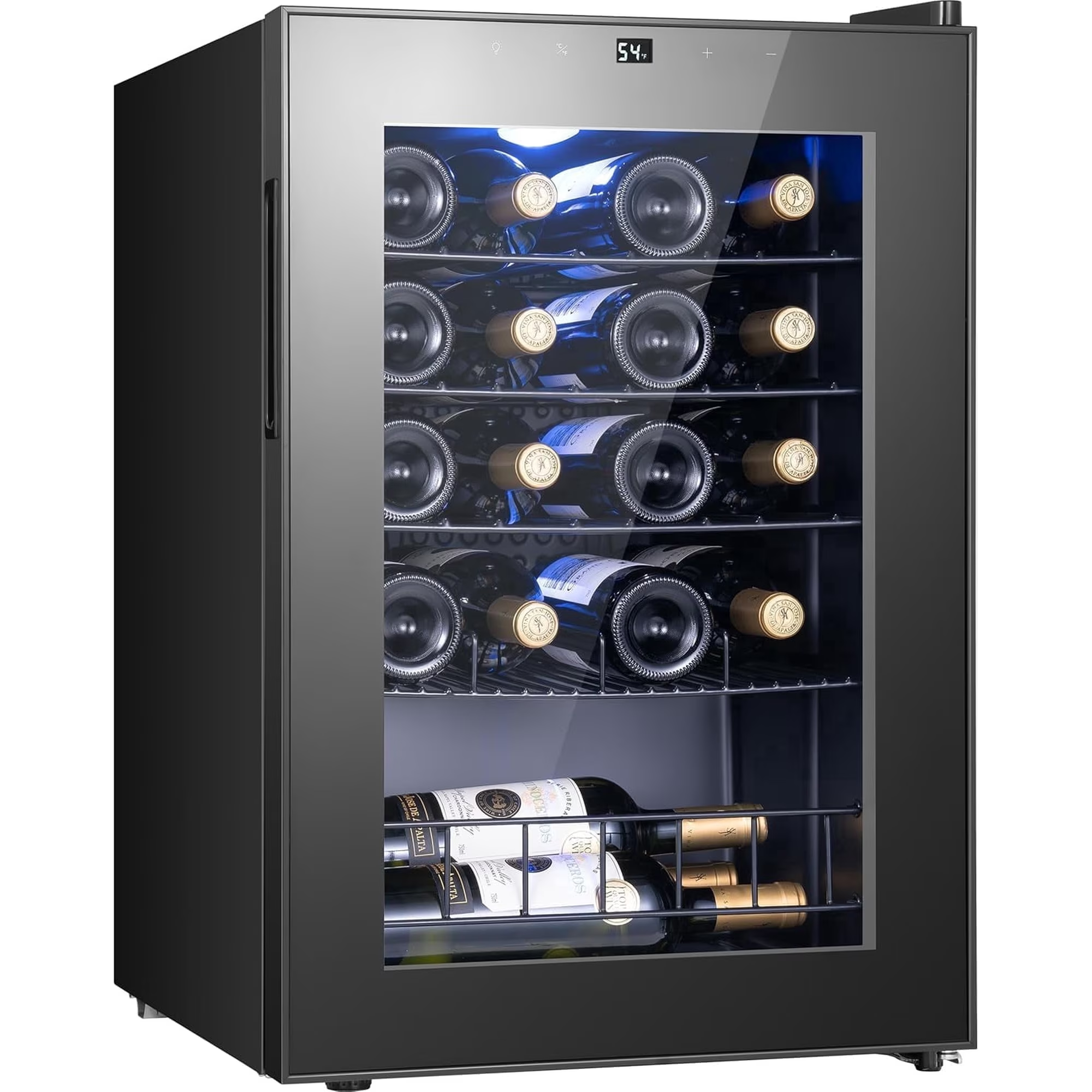  Yamix 2.2 cu.ft Wine Fridge, 20 Bottles Wine Cooler Refrigerator