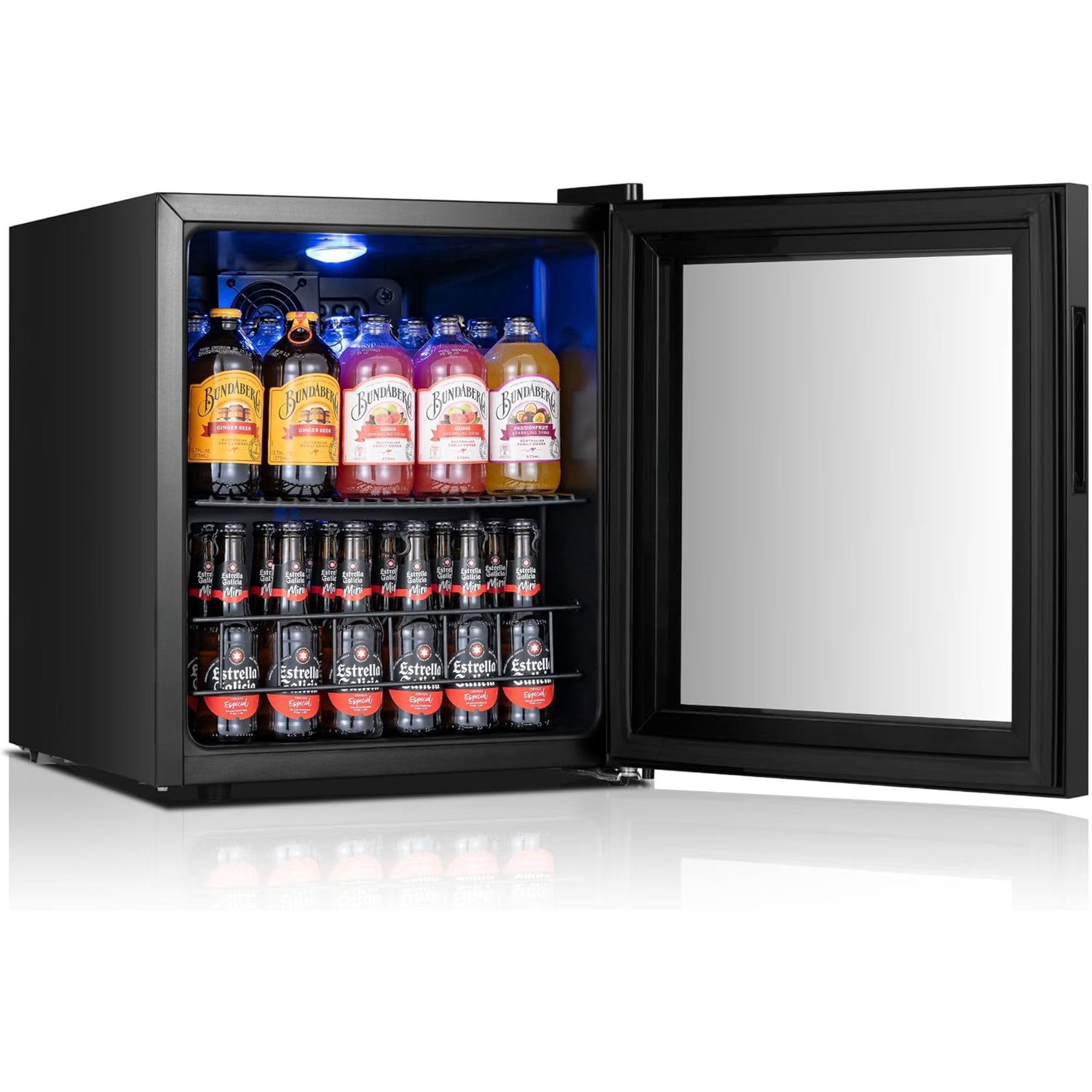 Yamix 1.63 cu.ft, 65 Can Beverage Cooler Refrigerator