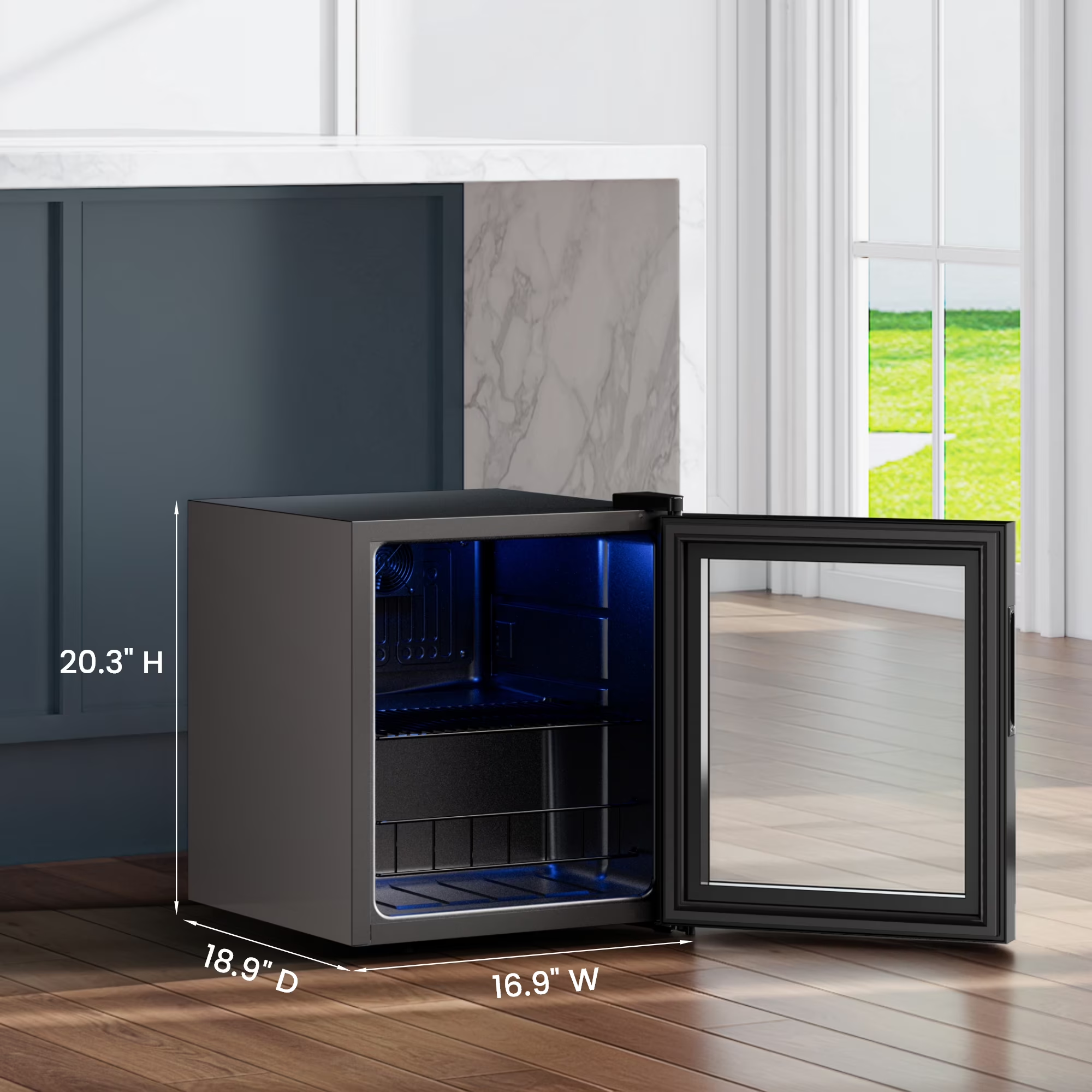 Yamix 1.62 Cu.ft. , 65 Can Beverage Refrigerator