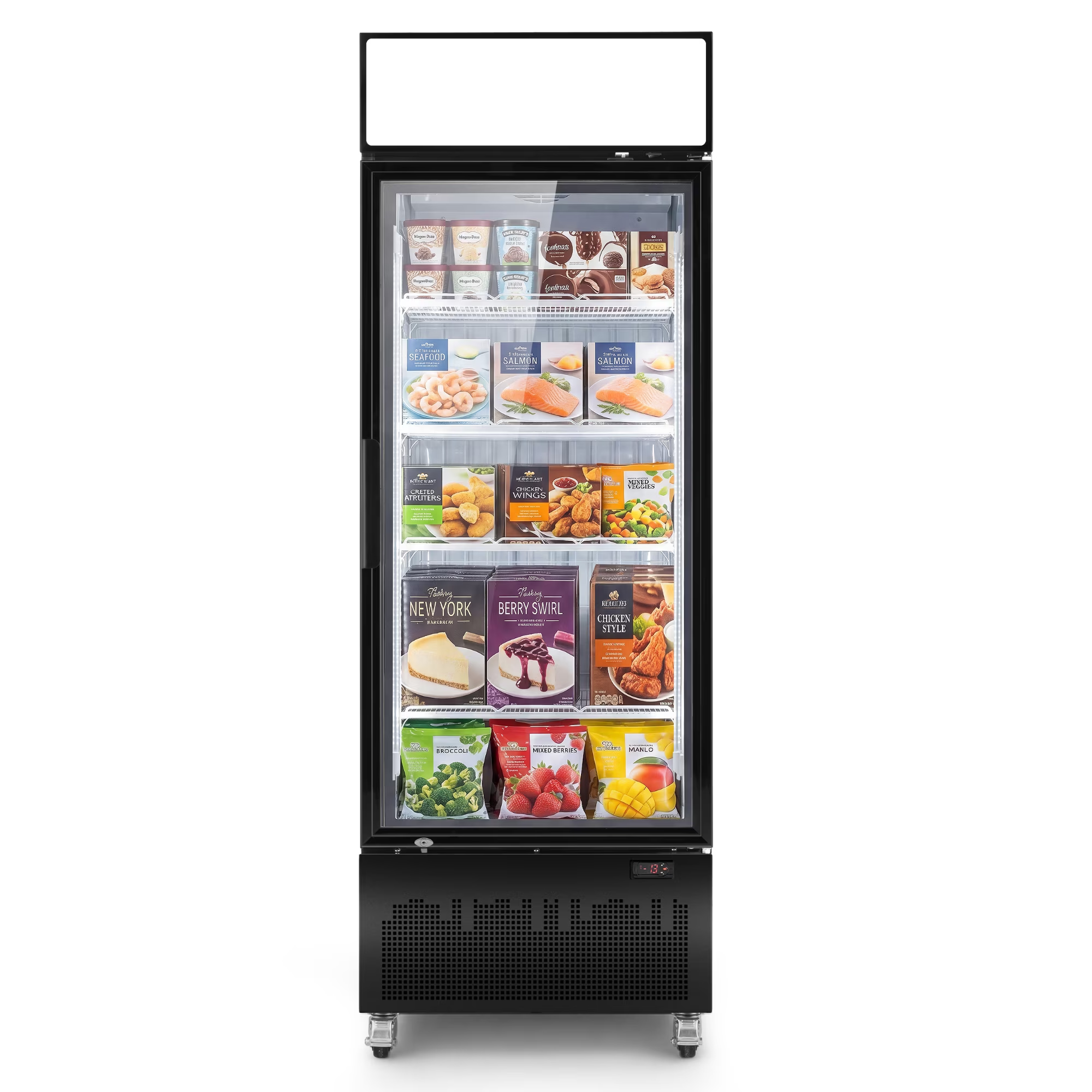Yeego 18.9 Cu.Ft Commercial Display Freezer