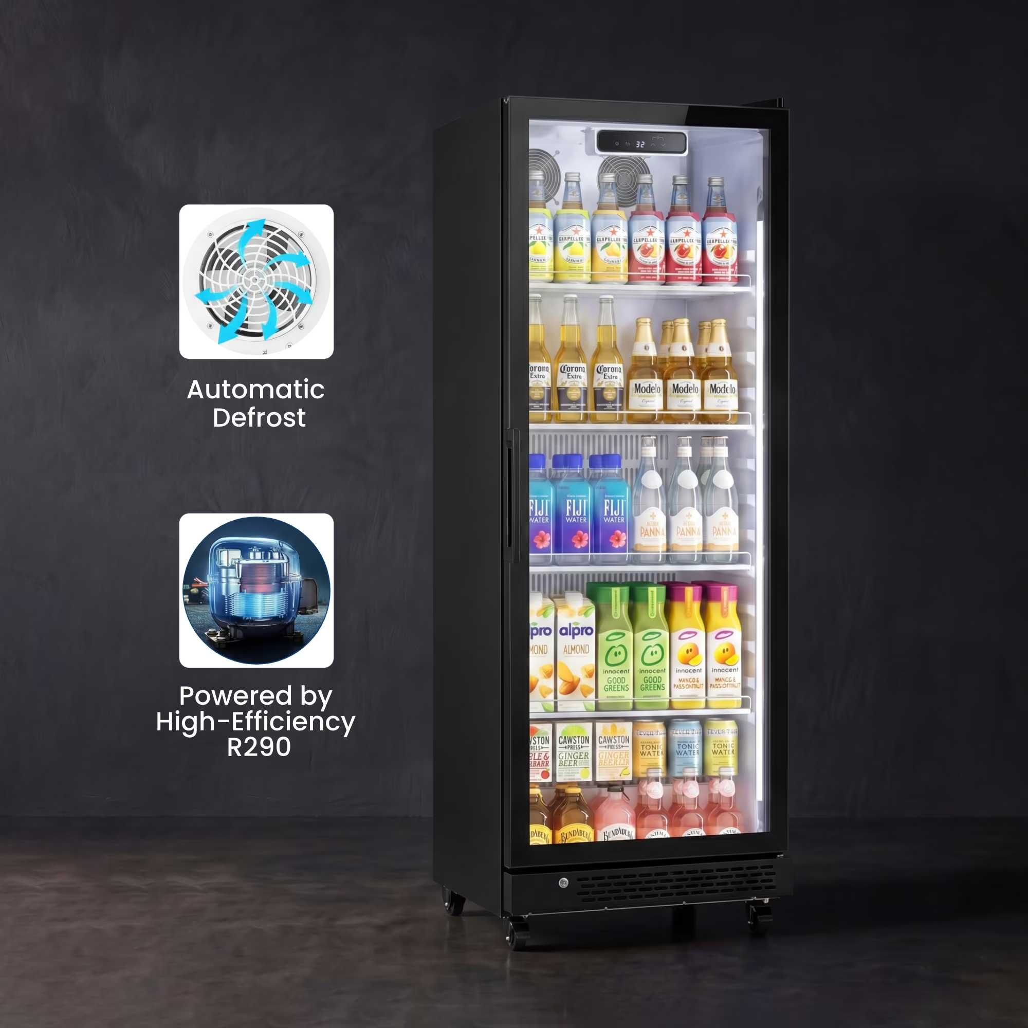 Yeego 10.81  Cu. Ft Commercial Refrigerator