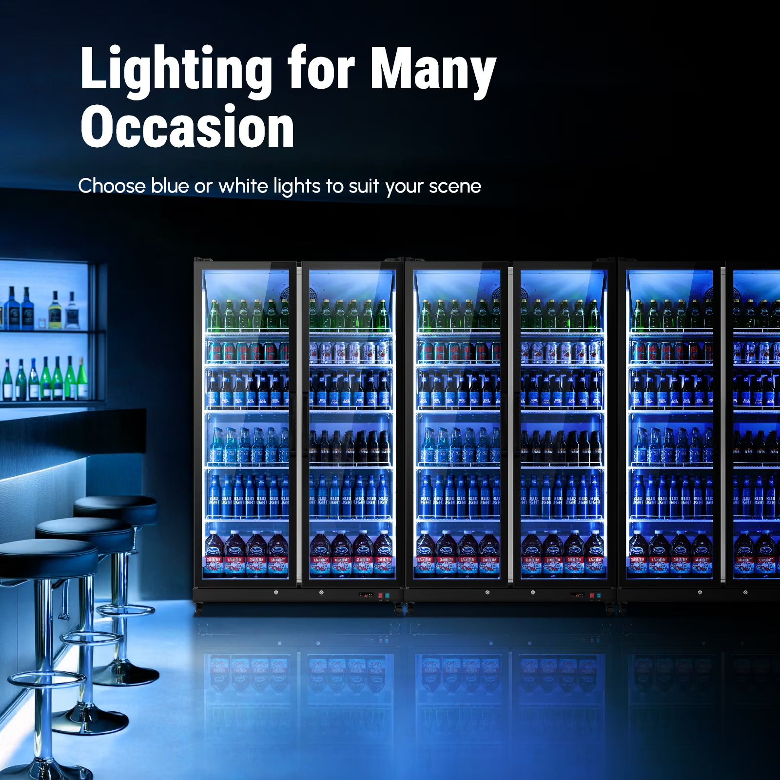 Yeego 27.1  Cu.Ft Commercial Beverage Refrigerator