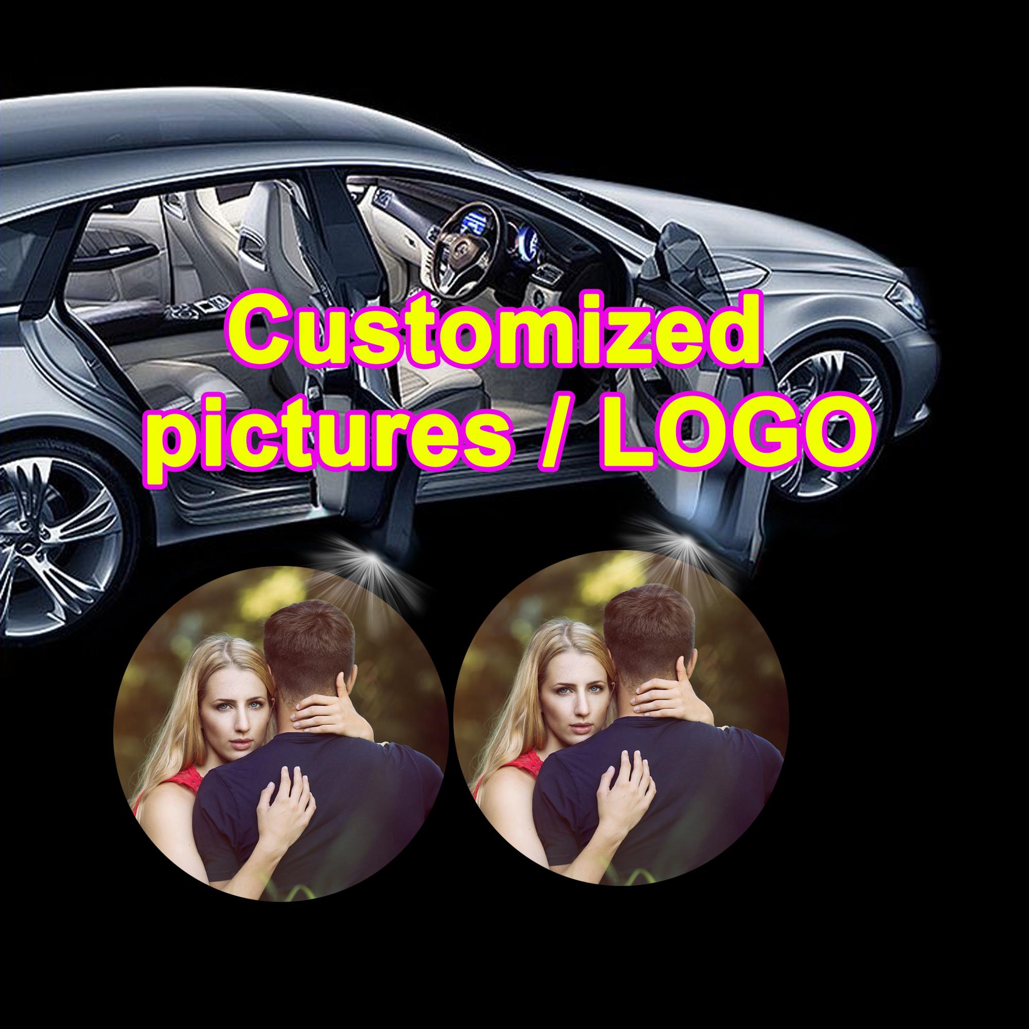 Personalized Photo Car Door Projector Lights,Drive Safe Dad, Set of 2 Welcome Lights, Anniversary gift,Car Accessory Gift for Dad, Husband