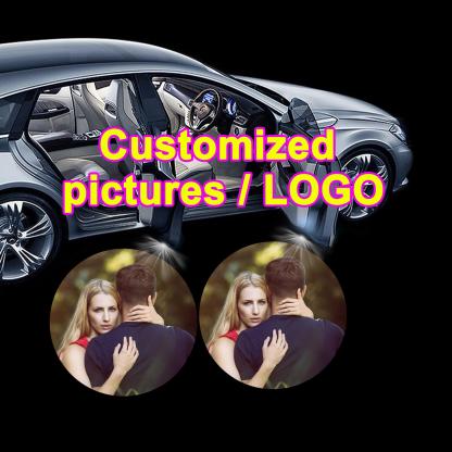 Personalized Photo Car Door Projector Lights,Drive Safe Dad, Set of 2 Welcome Lights, Anniversary gift,Car Accessory Gift for Dad, Husband