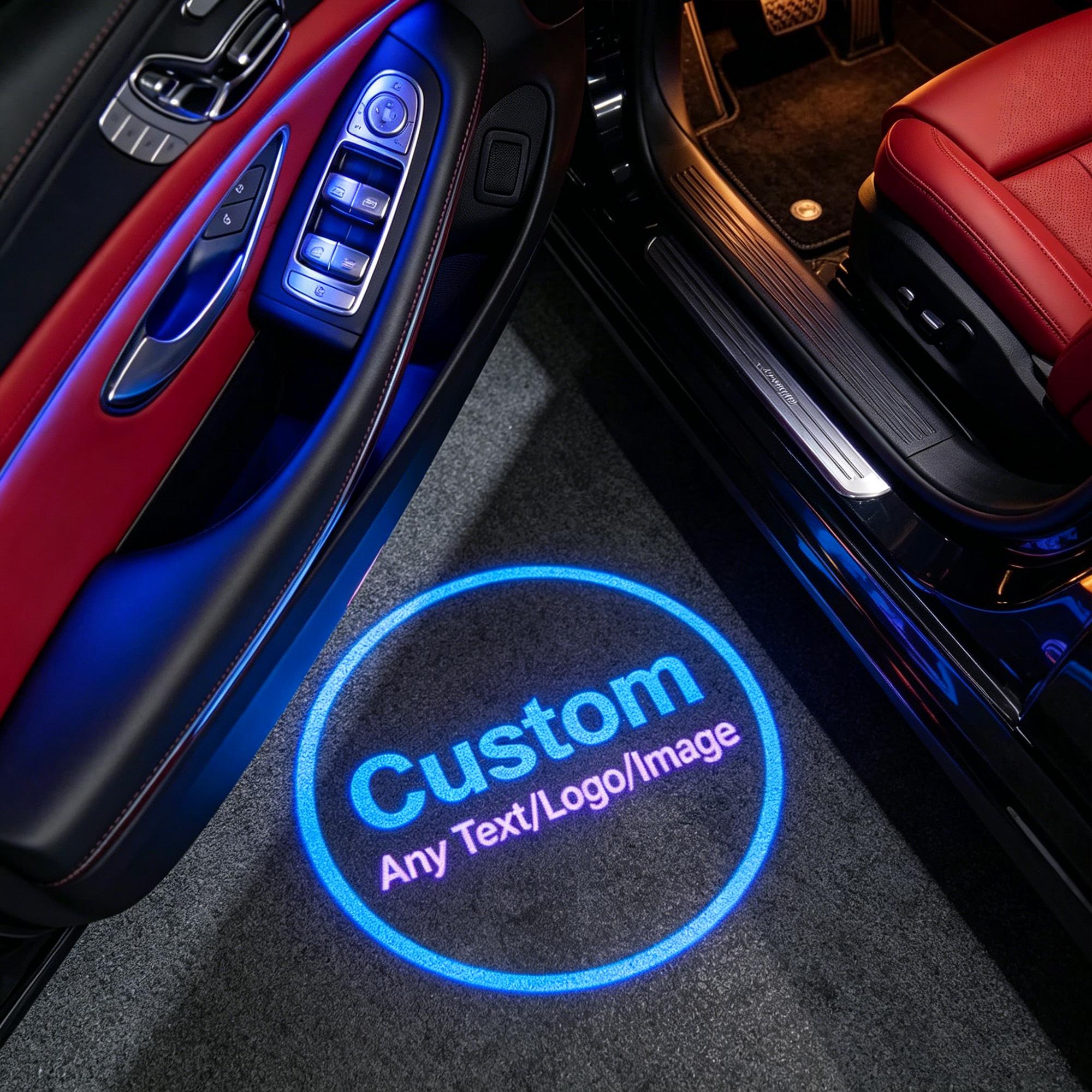 Personalized Photo Car Door Projector Lights,Drive Safe Dad, Set of 2 Welcome Lights, Anniversary gift,Car Accessory Gift for Dad, Husband