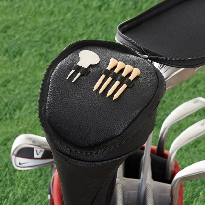 Personalized Golf Club Headcover, Custom Leather Driver Cover, Monogram Embroidered Golf Gift for Dad or Golf Lover, Golf Accessories