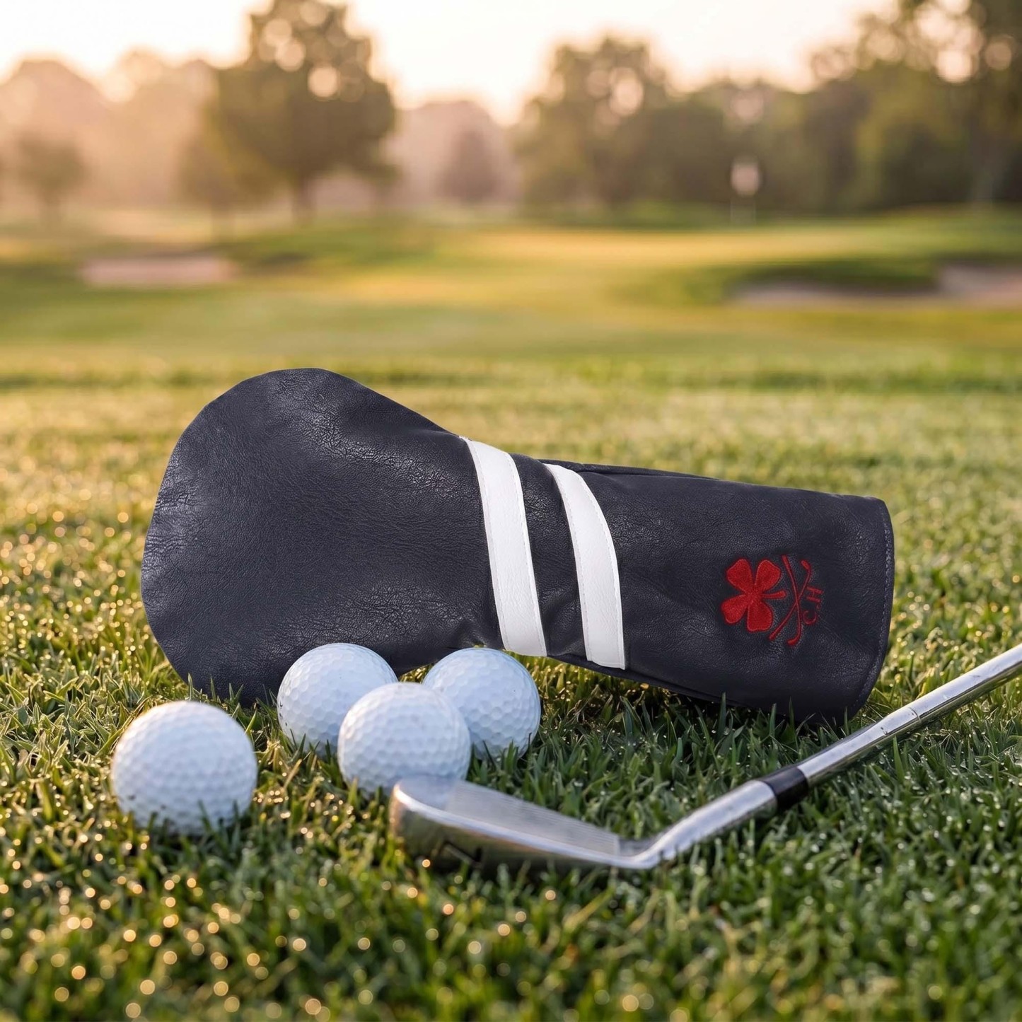 Personalized Golf Club Headcover, Custom Leather Driver Cover, Monogram Embroidered Golf Gift for Dad or Golf Lover, Golf Accessories