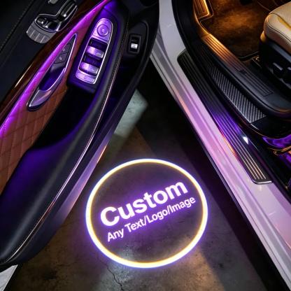 Personalized Photo Car Door Projector Lights,Drive Safe Dad, Set of 2 Welcome Lights, Anniversary gift,Car Accessory Gift for Dad, Husband