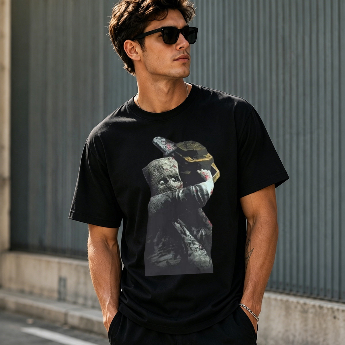 Little Nightmares Inspired Graphic T-Shirt – Dark Horror Adventure Streetwear Tee
