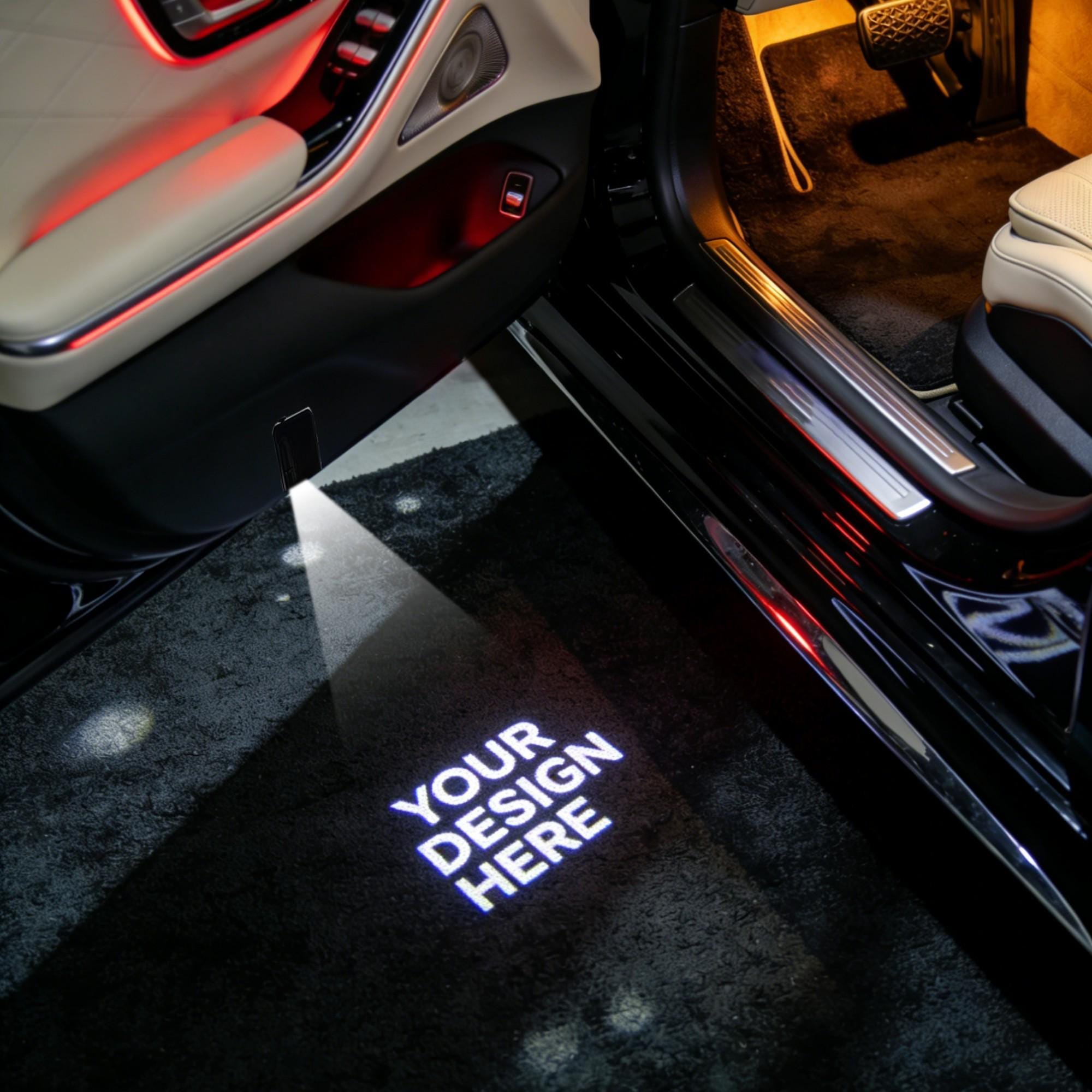 Personalized Photo Car Door Projector Lights,Drive Safe Dad, Set of 2 Welcome Lights, Anniversary gift,Car Accessory Gift for Dad, Husband