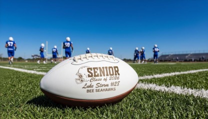 2027 Senior Football Gift Class of 2027 Gift Personalized Football Football Gift Senior Keepsake