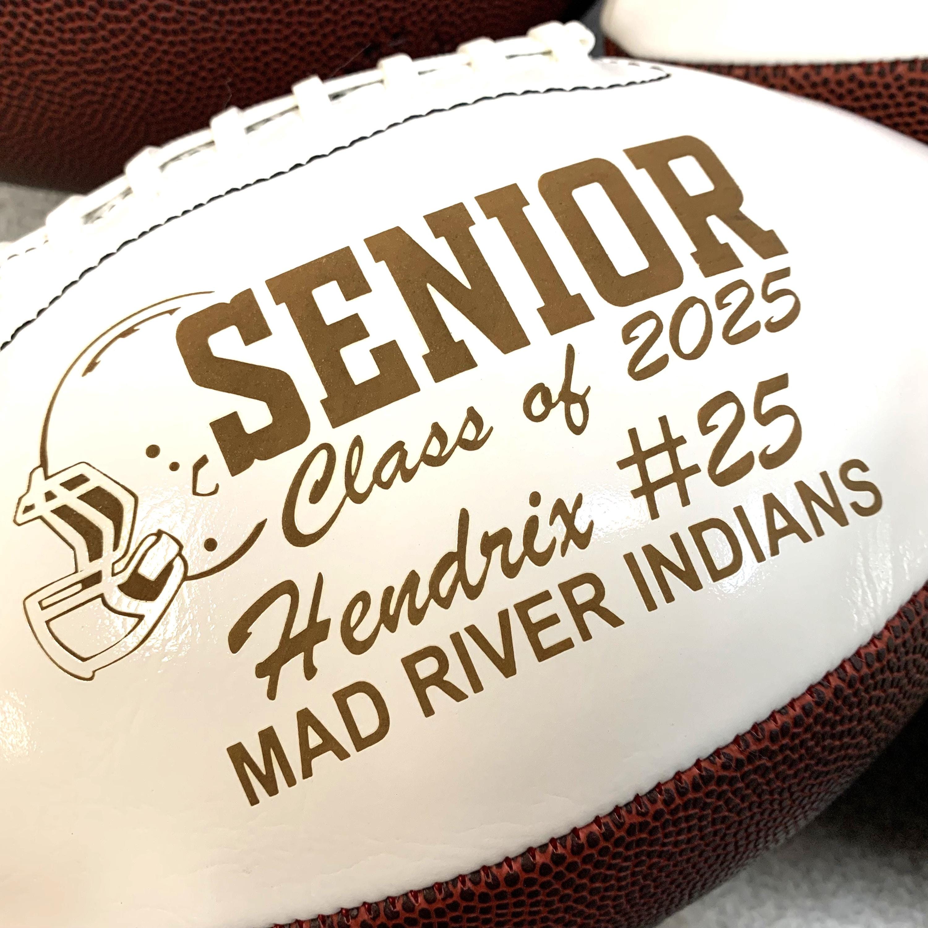 2027 Senior Football Gift Class of 2027 Gift Personalized Football Football Gift Senior Keepsake