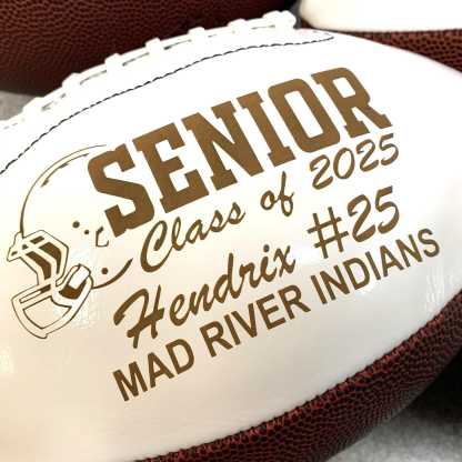 2027 Senior Football Gift Class of 2027 Gift Personalized Football Football Gift Senior Keepsake