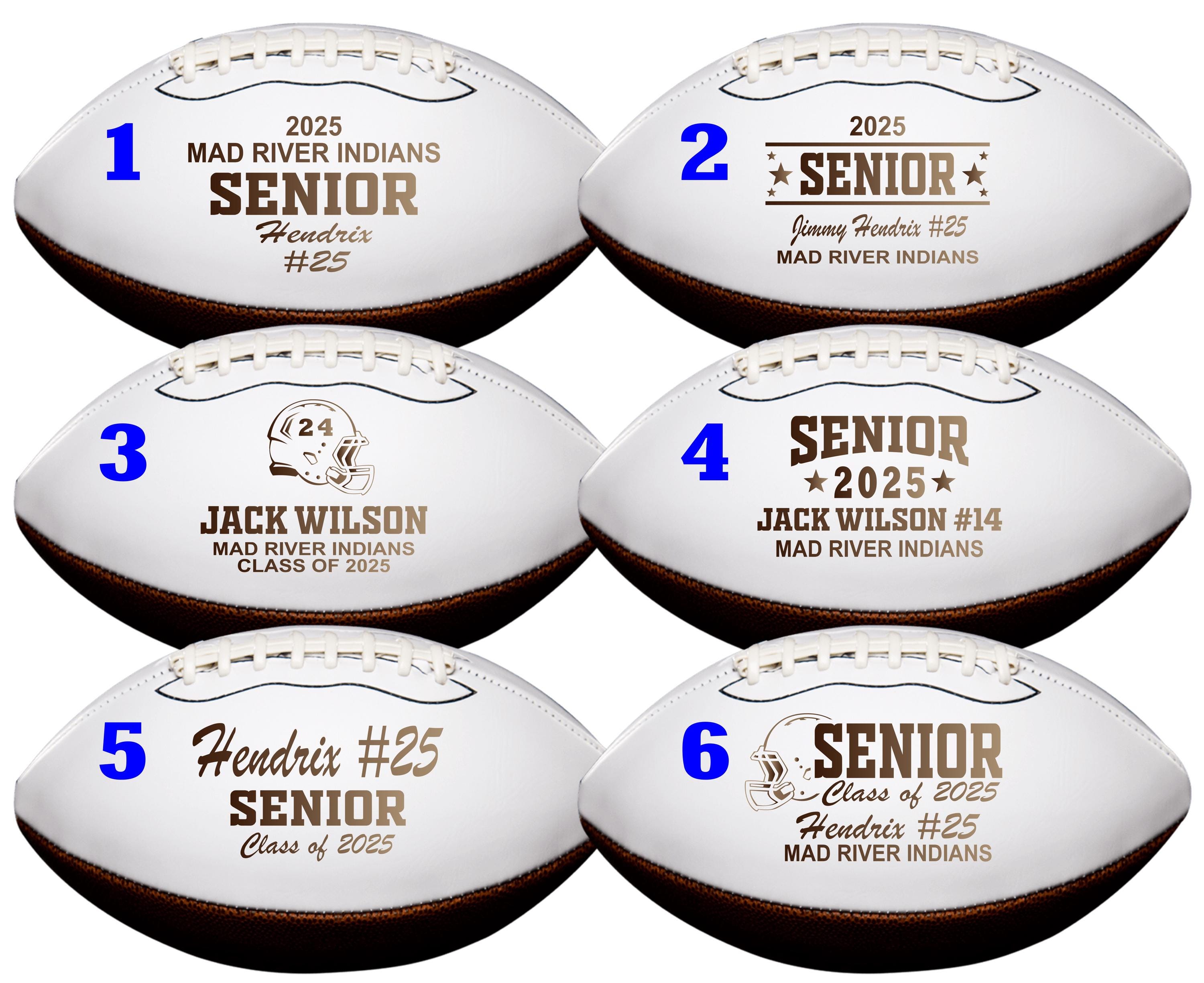 2027 Senior Football Gift Class of 2027 Gift Personalized Football Football Gift Senior Keepsake