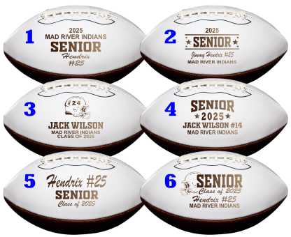 2027 Senior Football Gift Class of 2027 Gift Personalized Football Football Gift Senior Keepsake