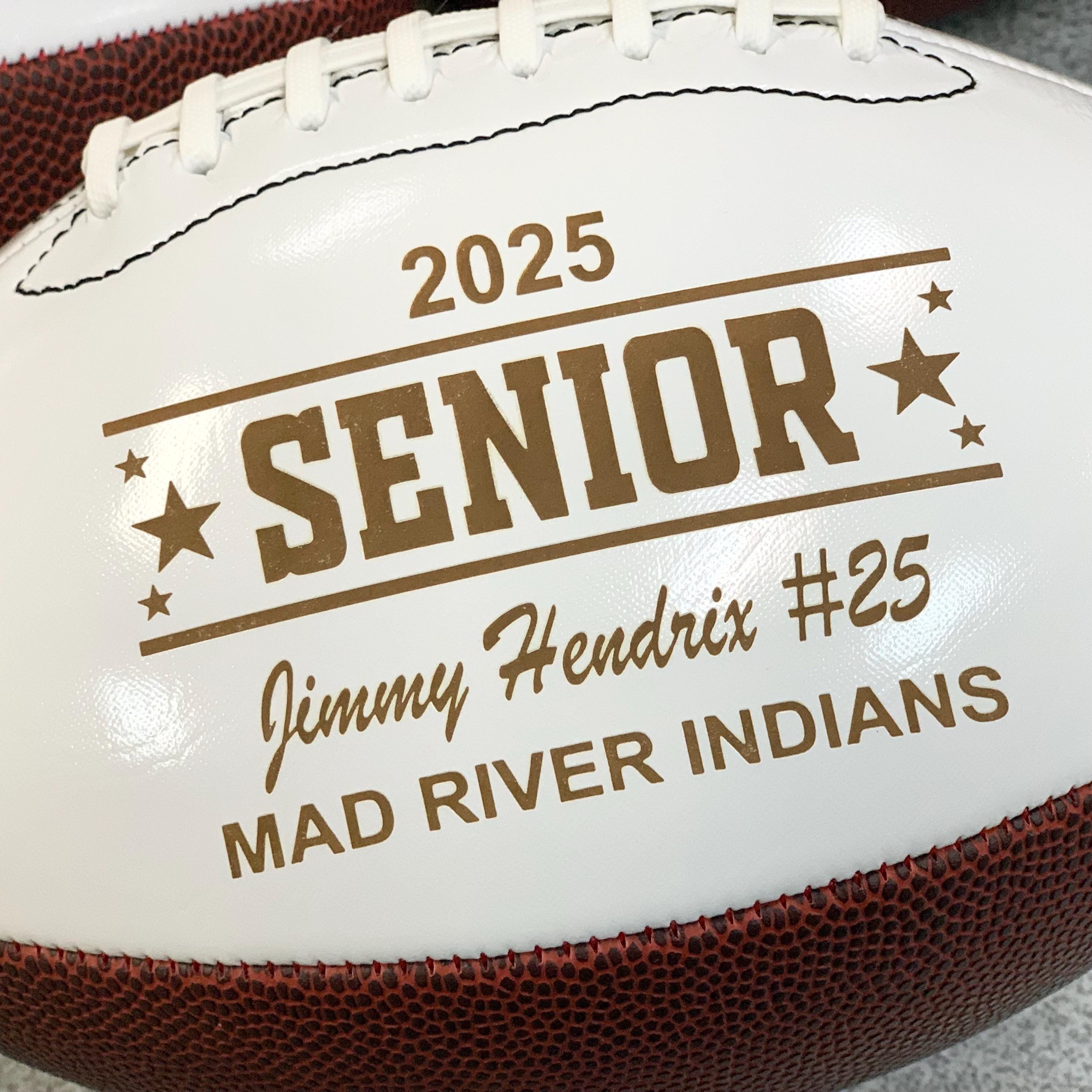 2027 Senior Football Gift Class of 2027 Gift Personalized Football Football Gift Senior Keepsake