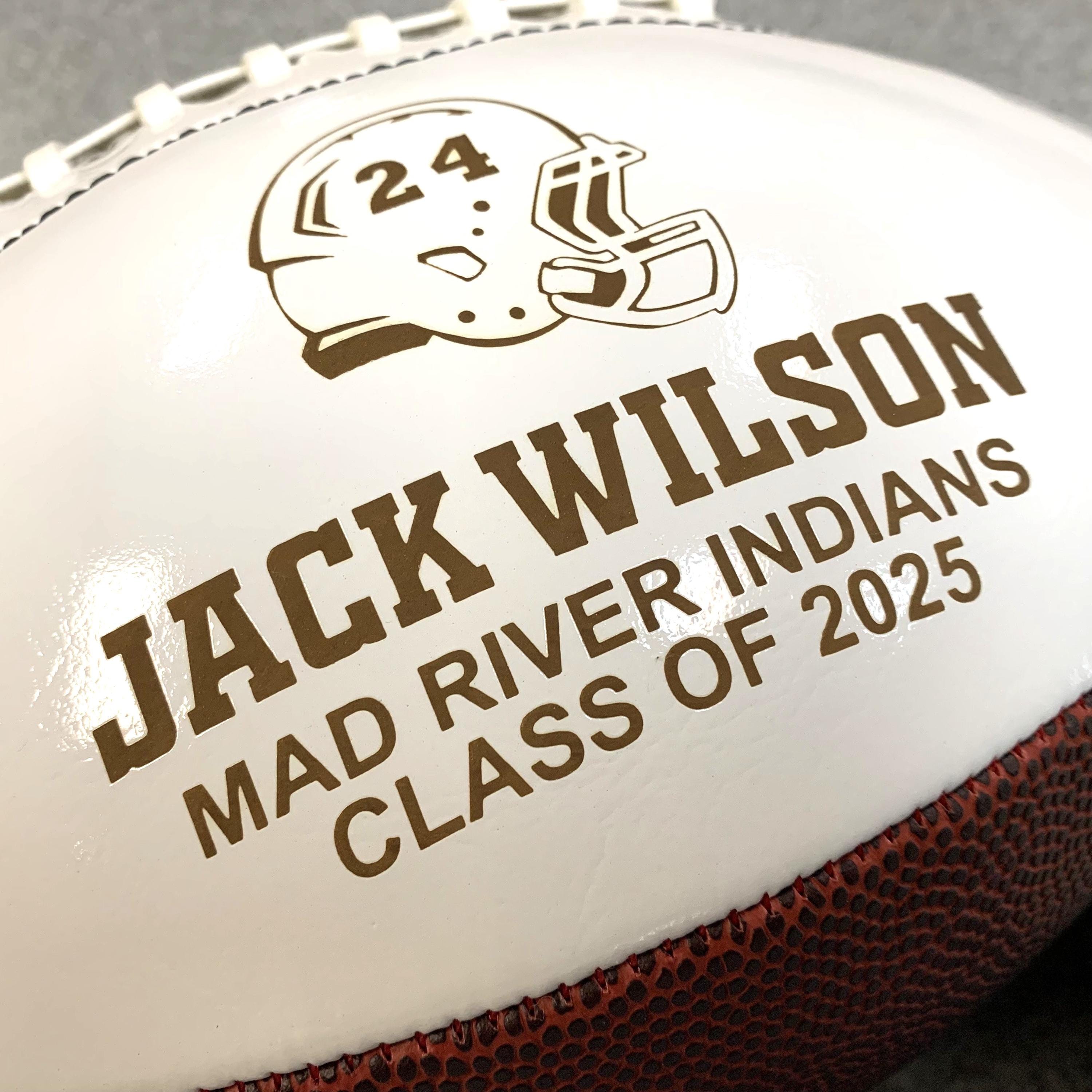 2027 Senior Football Gift Class of 2027 Gift Personalized Football Football Gift Senior Keepsake