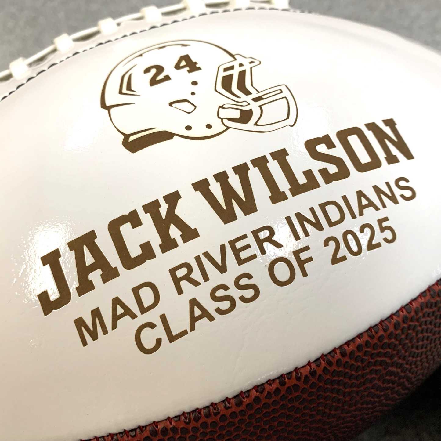 2027 Senior Football Gift Class of 2027 Gift Personalized Football Football Gift Senior Keepsake
