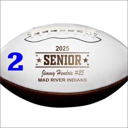 2027 Senior Football Gift Class of 2027 Gift Personalized Football Football Gift Senior Keepsake