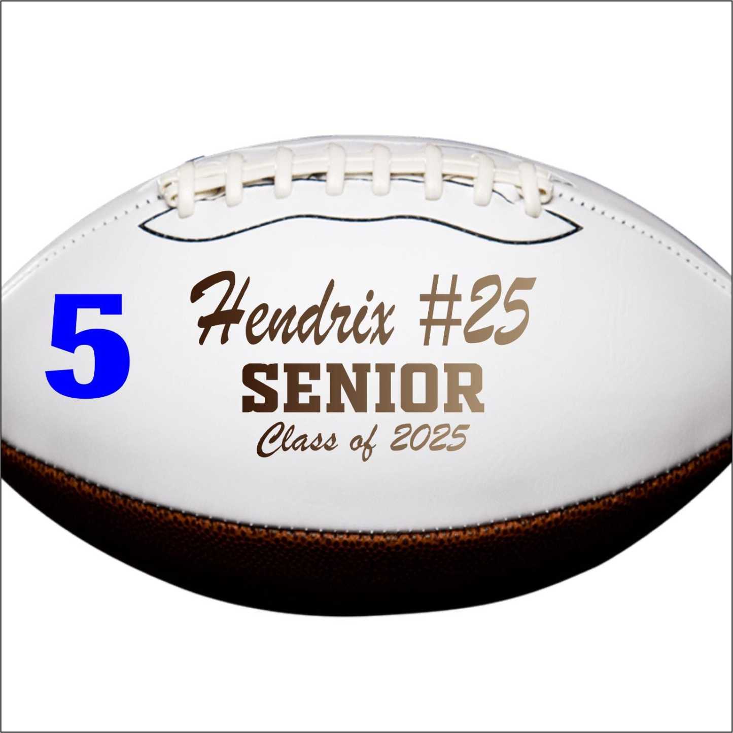 2027 Senior Football Gift Class of 2027 Gift Personalized Football Football Gift Senior Keepsake